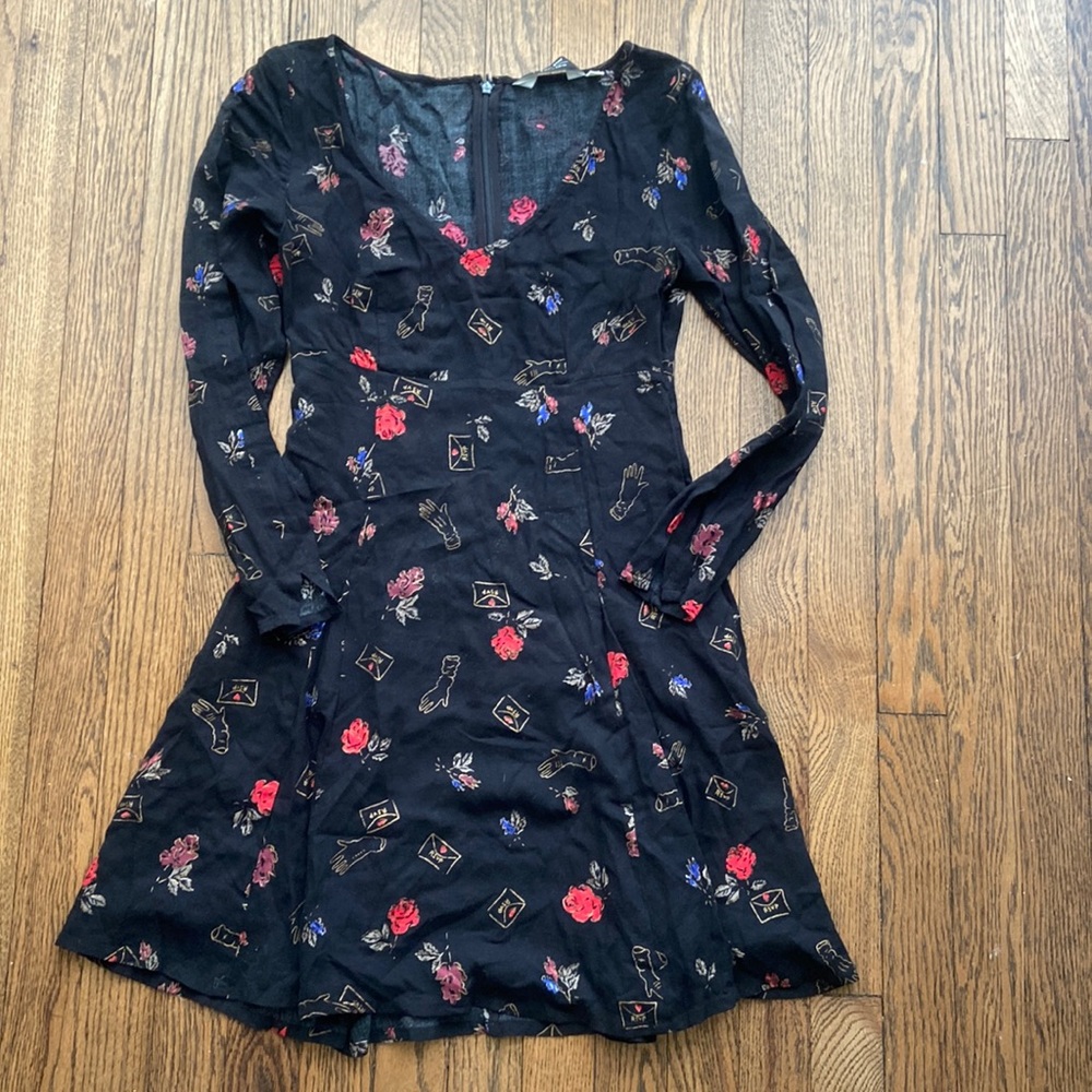 & Other Stories Lovenote Motif Minidress